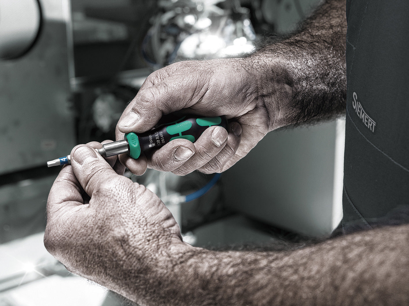WERA 1/4HEX ビットラチェットドライバー 051492