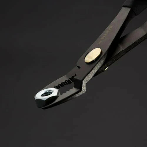 フジ矢 黒金 薄型コンビネーションプライヤー ベント 210-190-BG