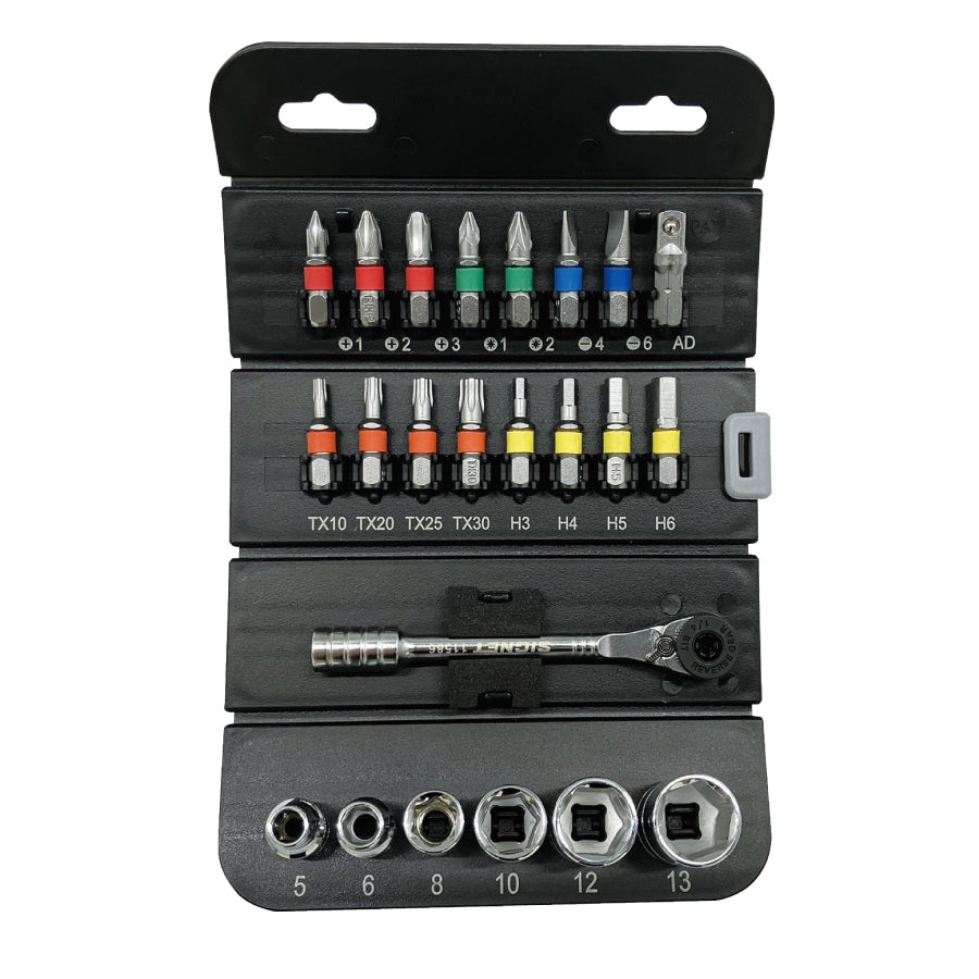 シグネット ロールチョイス 23PC 1/4SQ ソケット&ビットセット ツールセット 27002
