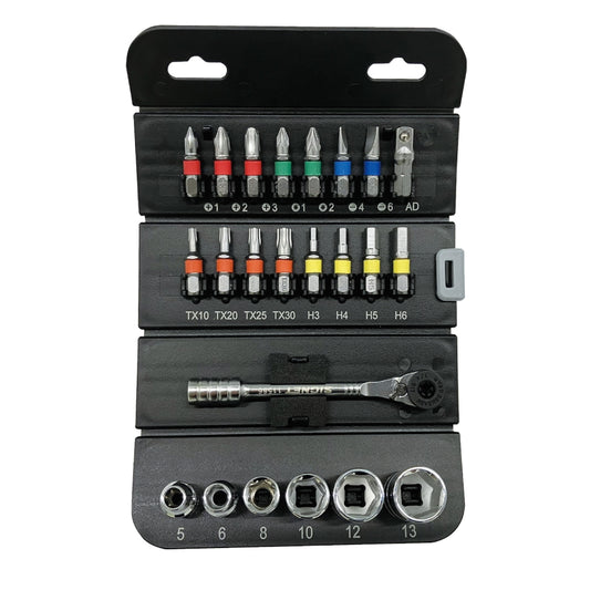 シグネット ロールチョイス 23PC 1/4SQ ソケット&ビットセット ツールセット 27002