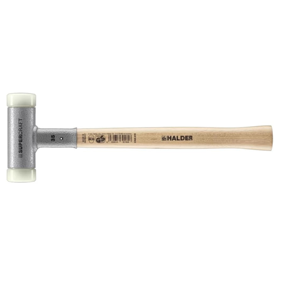 ハルダー スーパークラフト 無反動ハンマー ヒッコリー製ハンドル 3366