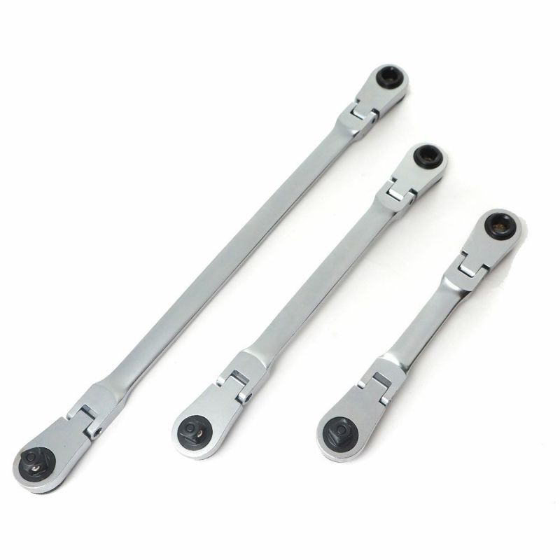 WIT 1/4dr 首振りラチェットレンチ 3本セット 5001452