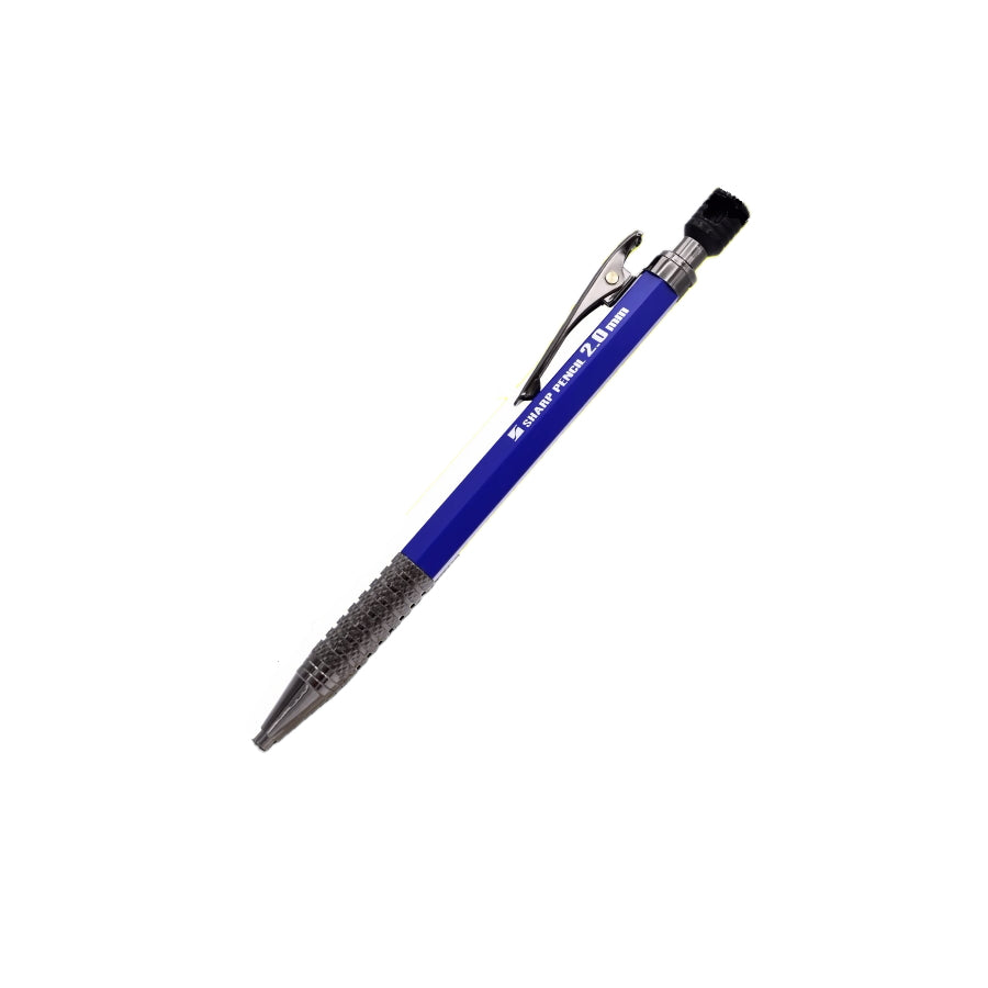 祥碩堂 朱雀 建築用シャープペンシル 2.0mm 500 真鍮ボディ ポリマー芯 硬芯 芯削りキャップ 落下防止 建築用 墨付け用