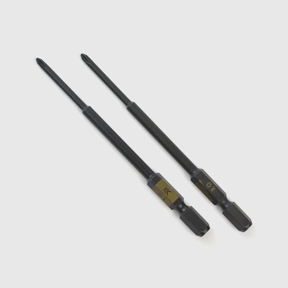 フジ矢 黒金 段付きビット 5102D-65-BG 5102D-100-BG 5202D-65-BG 5202D-82-BG 5202D-100-BG プラスビット マグネット付 6.35mmシャンク 耐久 高精度 ネジ締め