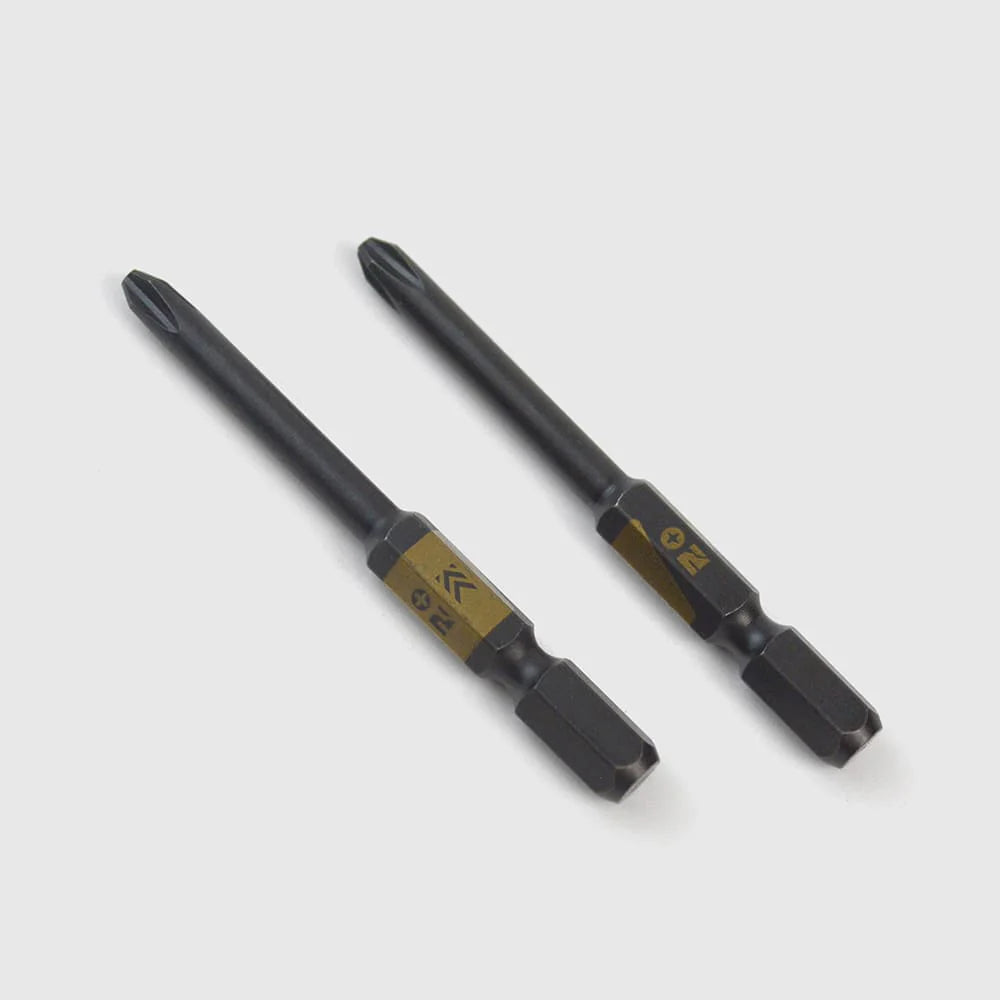 フジ矢 黒金 段付きビット 5102D-65-BG 5102D-100-BG 5202D-65-BG 5202D-82-BG 5202D-100-BG プラスビット マグネット付 6.35mmシャンク 耐久 高精度 ネジ締め