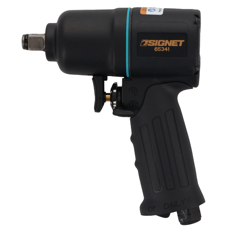 シグネット 限定特価 エアインパクトレンチ 65341 + 1/2DR ホイルナット用インパクトソケットロング3本セット 23392