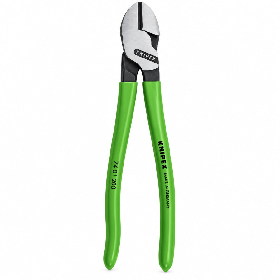 【12月下旬以降入荷予定予約品】 KNIPEX 7401-200-UPDATE 限定グリーン 強力型斜ニッパー 200mm 硬線・ピアノ線用