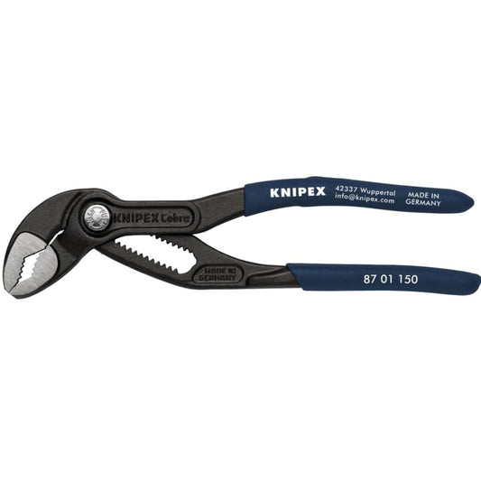 KNIPEX クニペックス 2026年 限定カラー スティールブルー 2モデル登場 コブラ WPP 8701-150B06 / アッセンブリープライヤー 2801-200B01 ドイツ製