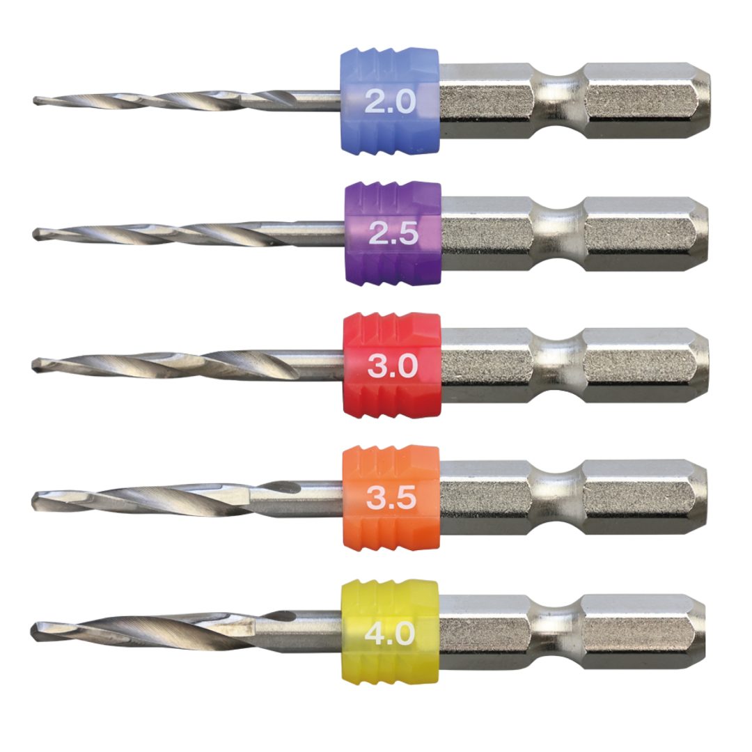 アネックス グリップ付 下穴錐ショート AGKS 六角軸6.35mm ハイス鋼