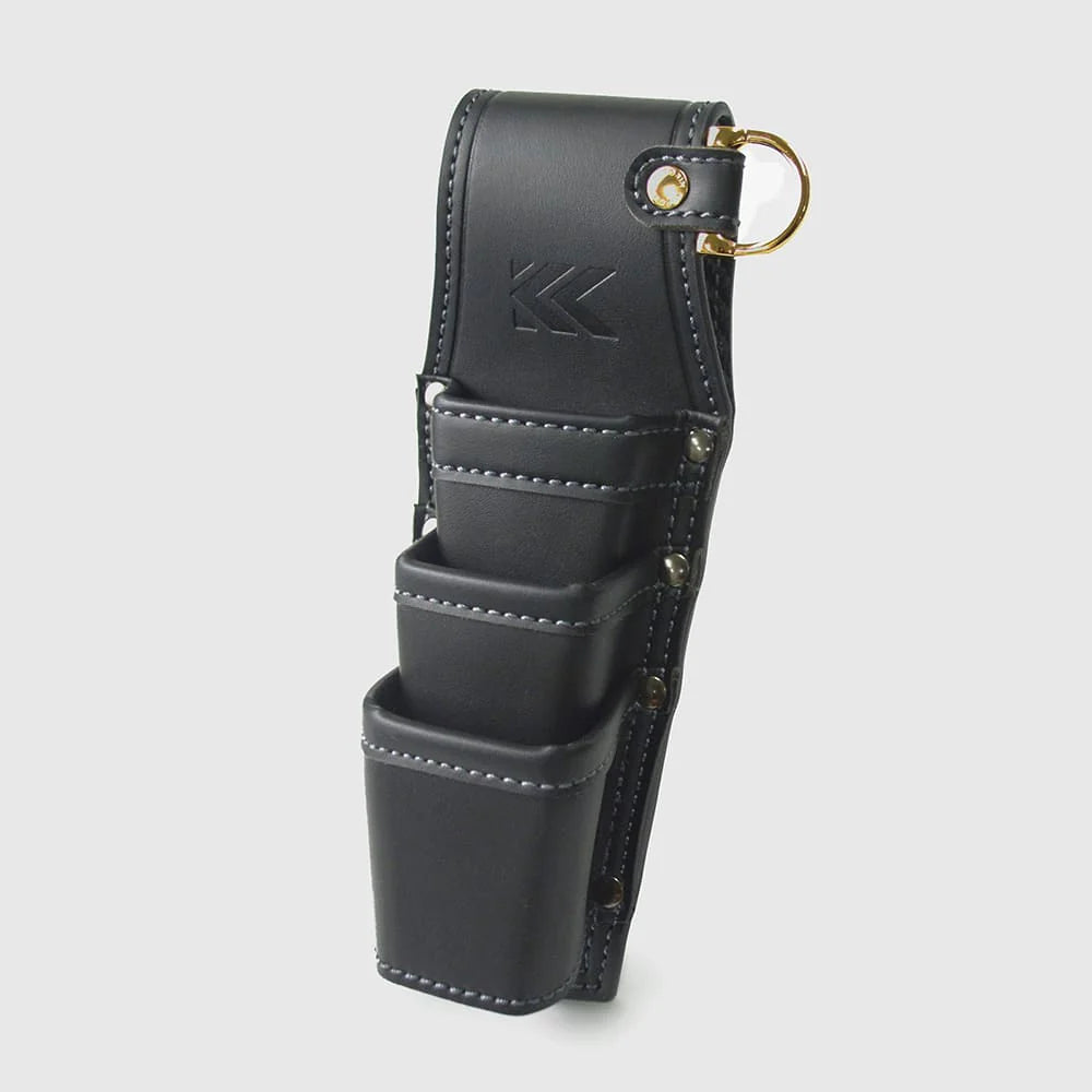 フジ矢 黒金 ホルダー AH-62BG AH-63BG LIGHT PU LEATHER 工具差し 2段 3段 軽量 人工皮革 KUROKIN