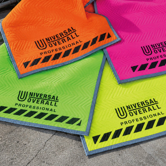 UNIVERSAL OVERALL ユニバーサルオーバーオール Hi-Viz プロテクションマット 養生マット S M ML L イエロー ライム ピンク オレンジ 単品 2枚 3枚 4枚セット 床 壁 建材 保護