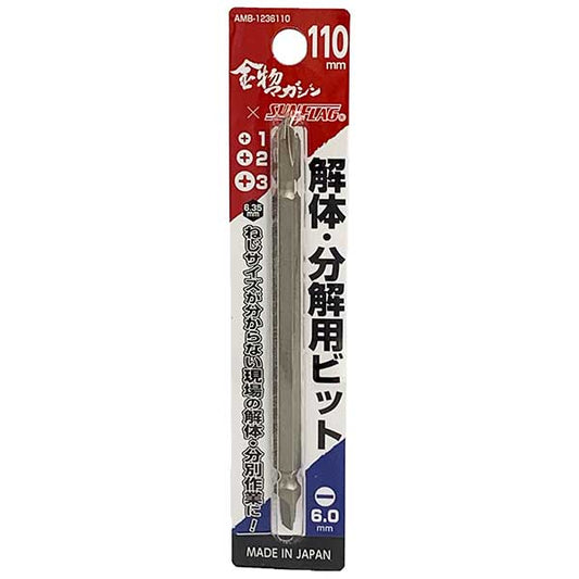 金物マガジン × サンフラッグ 解体・分解用ビット AMB