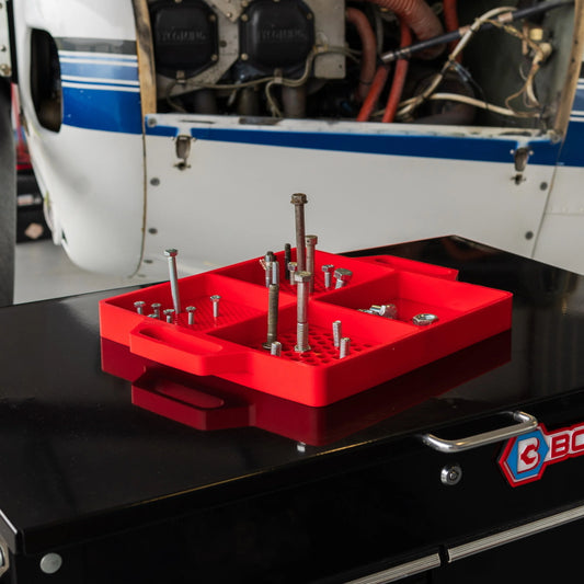 BOLTSTER ボルトスター BTS-100003 フレキシブル オーガナイジングトレイ|M4〜M24対応|側壁35mm|耐熱260℃|特殊高強度シリコン|全3色
