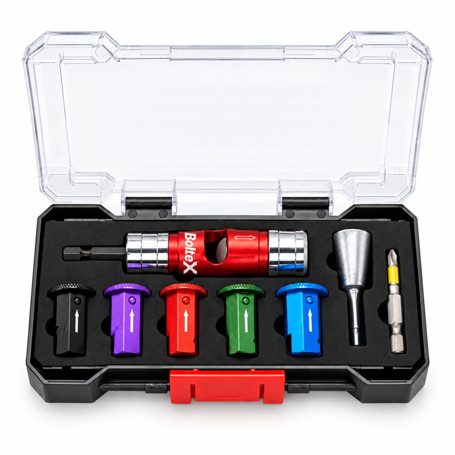 BOLTEX ボルテックス ワイヤーストリッパー B-Wist-set 6.35mm 1/4dr ワイヤーツイスター 2sq 3.5sq 5.5sq 8sq 14sq ワイヤー加工用ビットセット