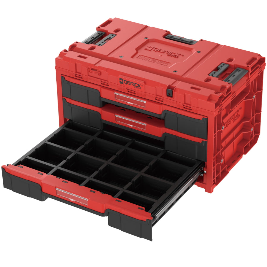 キューブリック ツールボックス 赤 Drawerシリーズ 2段 / 3段 PATROL QBRICK ONE 2.0