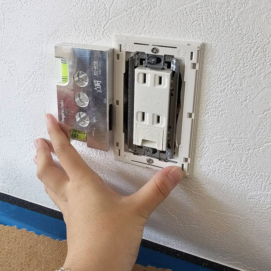 新潟精機 Moriレベル 点睛 マグネット付 ED-MT2PUY 限定色 パープル & ブライトイエロー