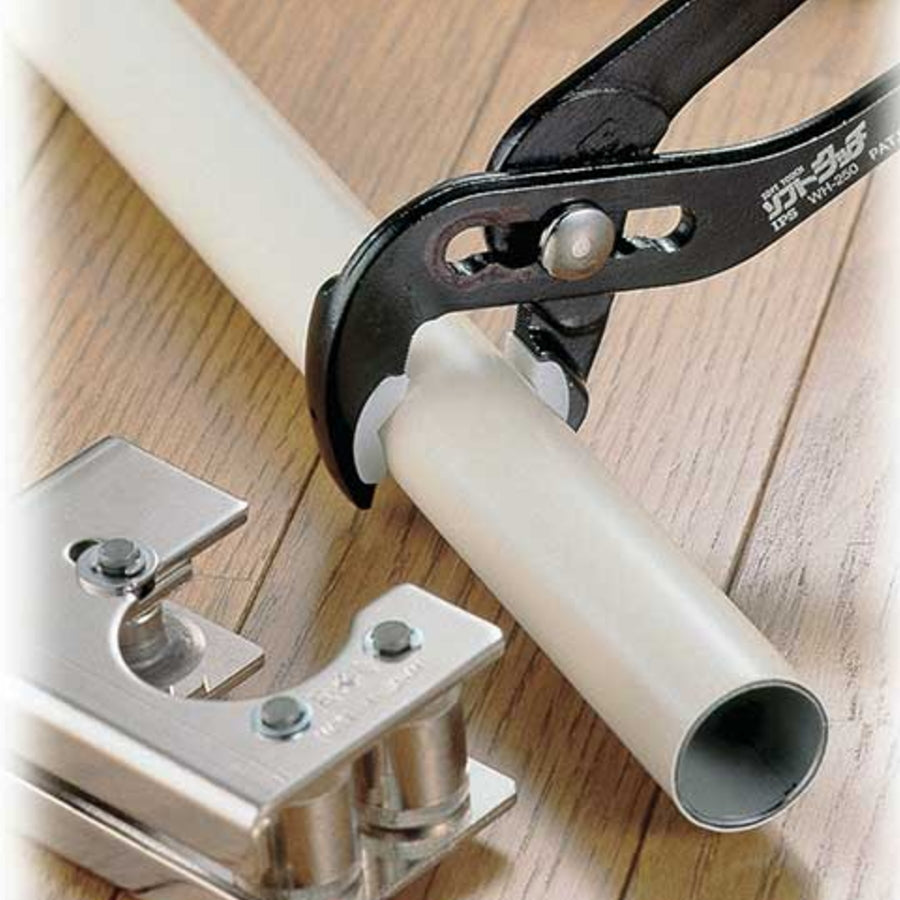IPS PLIERS ソフトタッチウォータ WH-250 250mm キズ防止樹脂付き ウォーターポンププライヤ 水漏れ修理 配管作業 DIY バイク整備