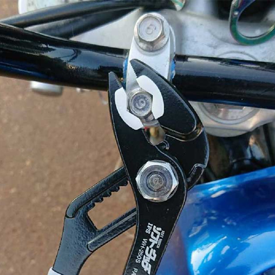 IPS PLIERS ソフトタッチ ウォータ WH-250S 250mm キズ防止樹脂付き バネ内蔵 ウォーターポンププライヤ 水漏れ修理 配管作業 DIY