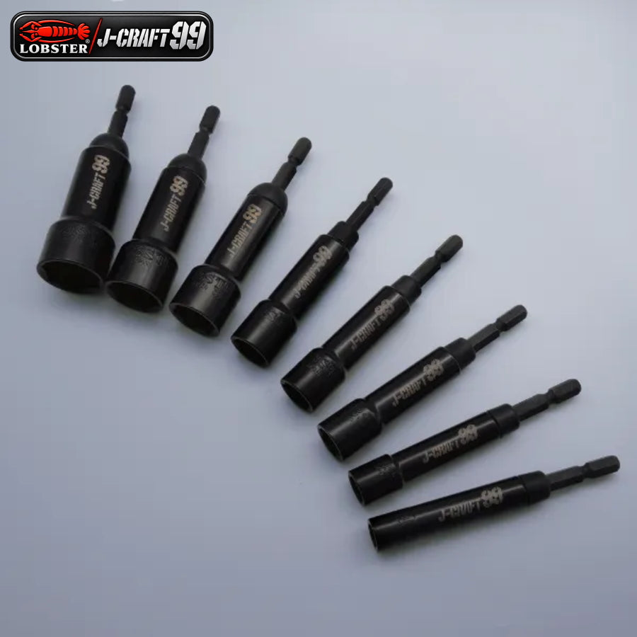 LOBSTER ロブテックス J-CRAFT99 スタンダードソケット 高耐久タイプ 6角 JBDSX8S JBDSX10S JBDSX12S JBDSX13S JBDSX14S JBDSX17S JBDSX19S JBDSX21S 8mm~21mm 全長100mm インパクトドライバー対応