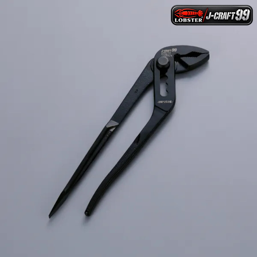 LOBSTER ロブテックス J-CRAFT99 アンギラス ウォーターポンププライヤ JBWP250ND 全長257mm 口幅5段階調整 配管工具 水道 蛇口 パイプ ボルト ナット 締め付け 取り外し ドライバー部付