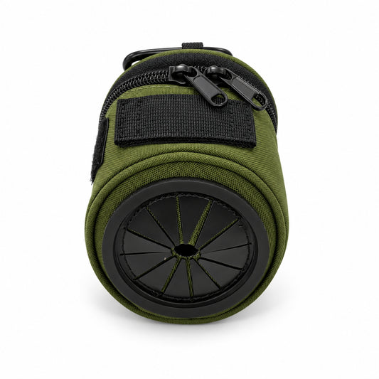 tomiden トミデン LABOX ラボックス 限定色 ミリタリーグリーン カーキ 連結できる小物ケース CORDURA カラビナ付き スリーブ CE ビス ネジ 収納