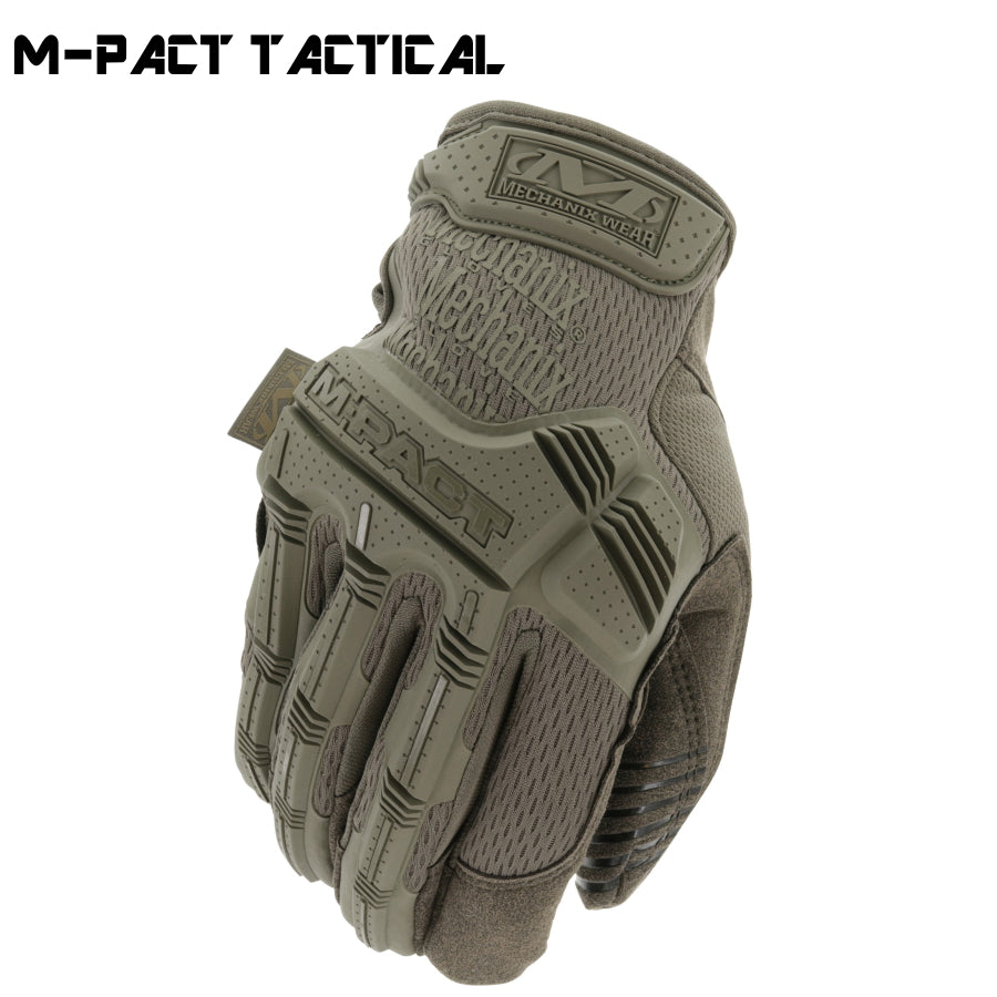 MECHANIX メカニクスウェア M-PACT タクティカル MPT 衝撃吸収 グローブ 減振 手袋 AX-Suede 0.5mm EN388対応 TPR保護 作業用 建設 整備