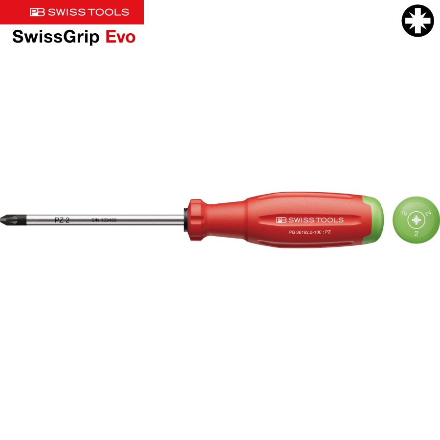 PB スイスツールズ 新型グリップEVO ポジドライバー 38192 – MULHANDZ