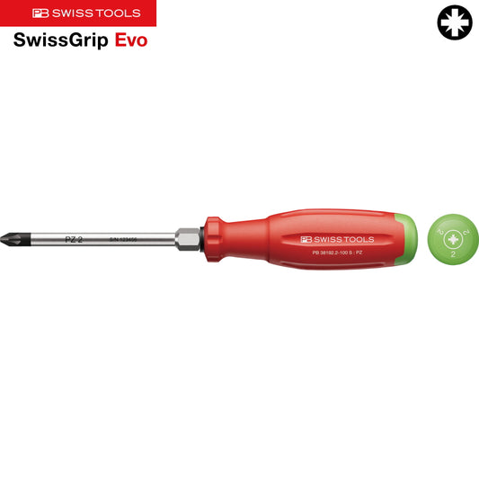 PB スイスツールズ 新型グリップEVO ポジドライバー 根元六角 38192S