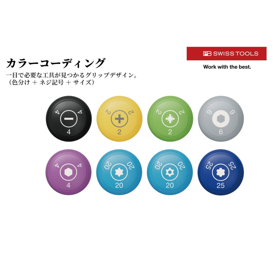 PB スイスツールズ 新型グリップEVO コインドライバー 38125.9-45