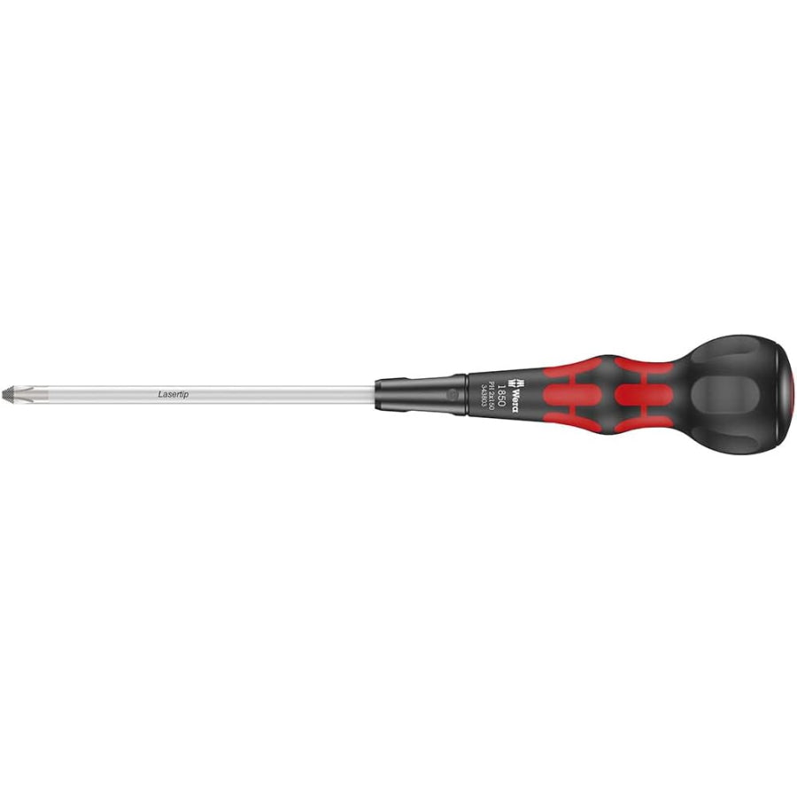 WERA ボールグリップ レーザーチップドライバー Kraftform 1800 ドライバー レーザーチップ 精密グリップ プラス マイナス 各サイズ 05007905001 他