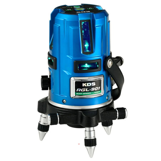 KDS ジンバル式 ミントグリーンレーザー墨出器 RGL-901