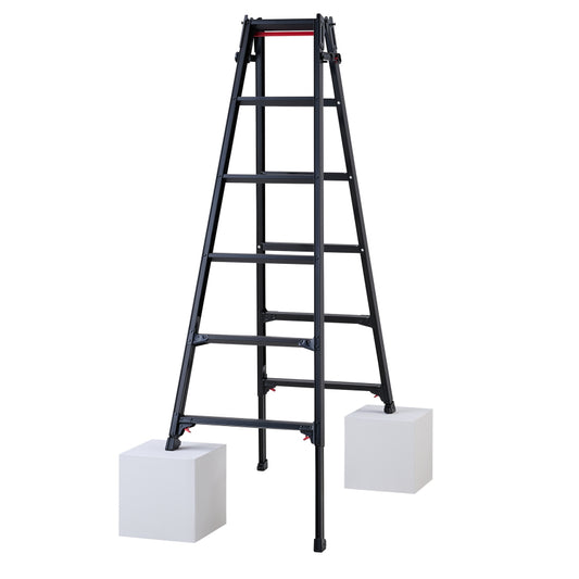 ハセガワ 脚部伸縮脚立 RYZB Black LABEL