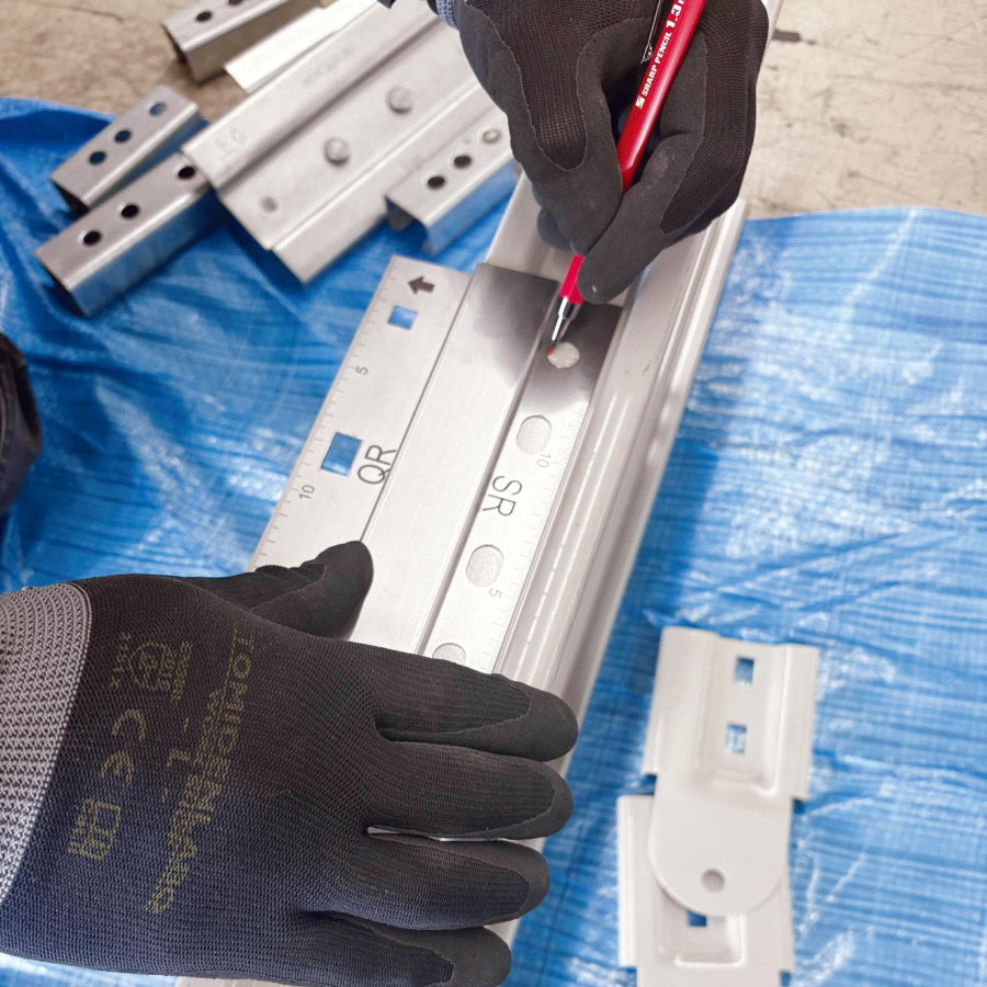 【4月発売分予約】 SK 新潟精機 TMDラックゲージ RGSQ-TMD ケーブルラック マーキングガイド ネグロス SR QR 穴あけ 墨出し ステンレス 0-160mm