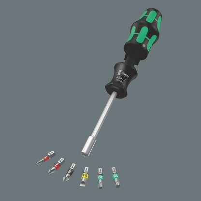 【廃盤品限定特価】 Wera Kraftform Kompakt 27 Set 1 135821 ビットマガジン内蔵ドライバーセット 1/4インチ