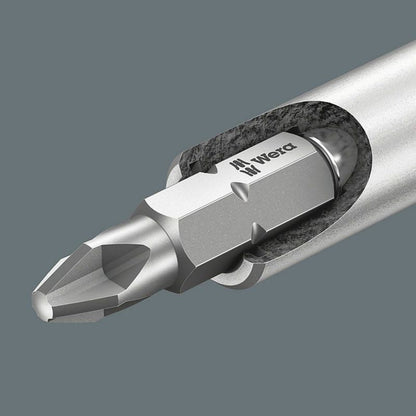 【廃盤品限定特価】 Wera Kraftform Kompakt 27 Set 1 135821 ビットマガジン内蔵ドライバーセット 1/4インチ