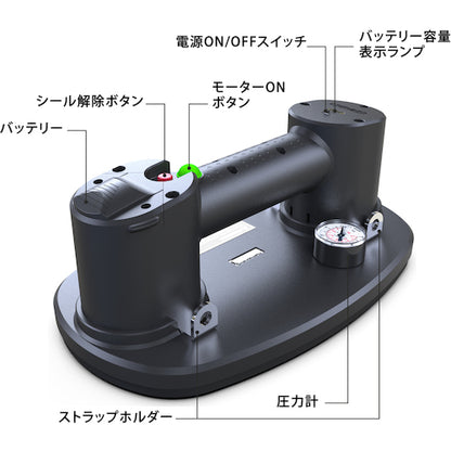 グラボ ポータブル電動バキュームリフター グラボプラスS