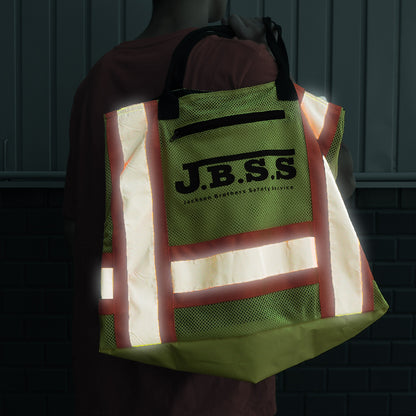 J.B.S.S Hi-Vis ハードハットバッグ 24L JB-TOT ヘルメットバッグ ワークバッグ トートバッグ リフレクター 蛍光カラー