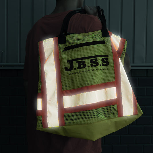 J.B.S.S Hi-Vis ハードハットバッグ 24L JB-TOT ヘルメットバッグ ワークバッグ トートバッグ リフレクター 蛍光カラー