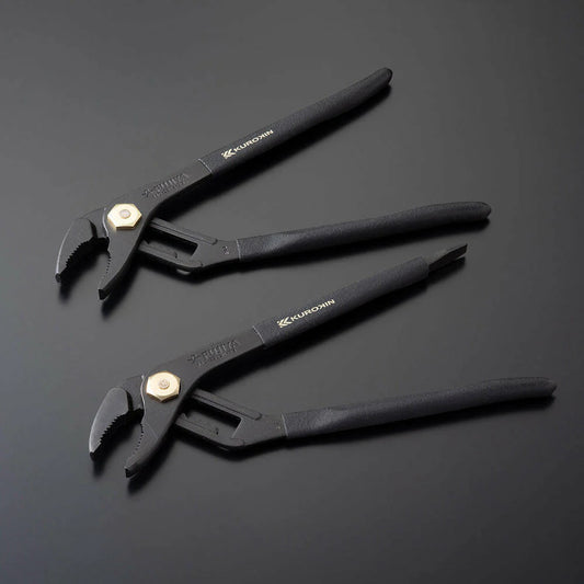 フジ矢 黒金 ウォーターポンププライヤー スリムインタイプ 110