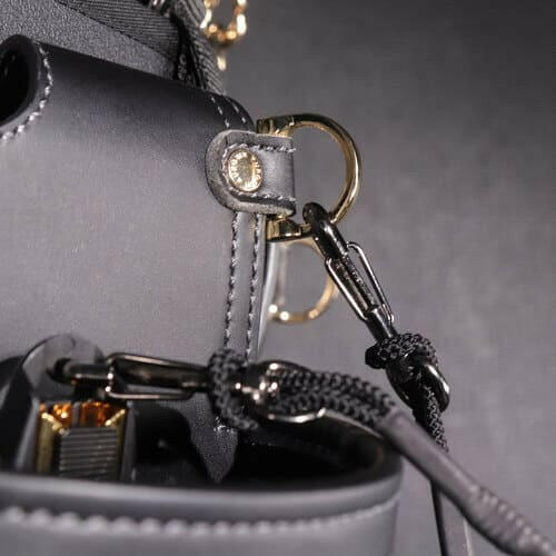 フジ矢 黒金 LIGHT PU LEATHER SERIES 腰袋 / 建築薄型腰袋