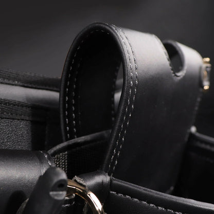 フジ矢 黒金 LIGHT PU LEATHER SERIES 腰袋 / 建築薄型腰袋
