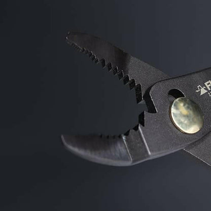 フジ矢 黒金 薄型コンビネーションプライヤー ベント 210-190-BG