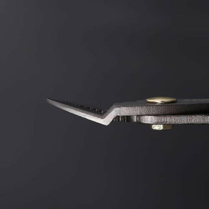 フジ矢 黒金 薄型コンビネーションプライヤー ベント 210-190-BG