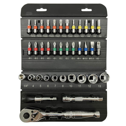 シグネット ロールチョイス 37PC 1/4SQ ソケット&ビットセット ツールセット 27041