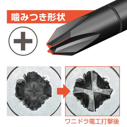 アネックス ビスブレイカードライバー ワニドラ電工 7765