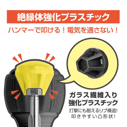 アネックス ビスブレイカードライバー ワニドラ電工 7765