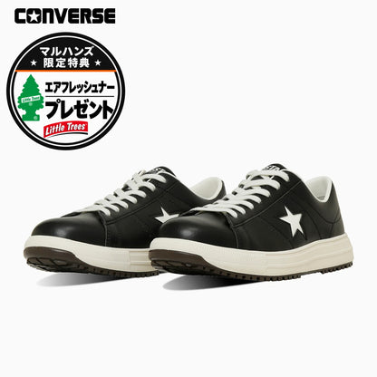 CONVERSE コンバース ONE STAR PS 33701750 ブラック/ホワイト JSAA A種 プロスニーカー 安全靴 作業用シューズ ローカット
