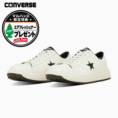 CONVERSE コンバース ONE STAR PS 33701751 ホワイト/ブラック JSAA A種 プロスニーカー 安全靴 作業用シューズ ローカット