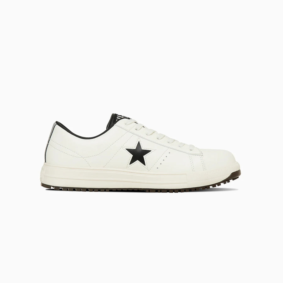 CONVERSE コンバース ONE STAR PS 33701751 ホワイト/ブラック JSAA A種 プロスニーカー 安全靴 作業用シューズ ローカット
