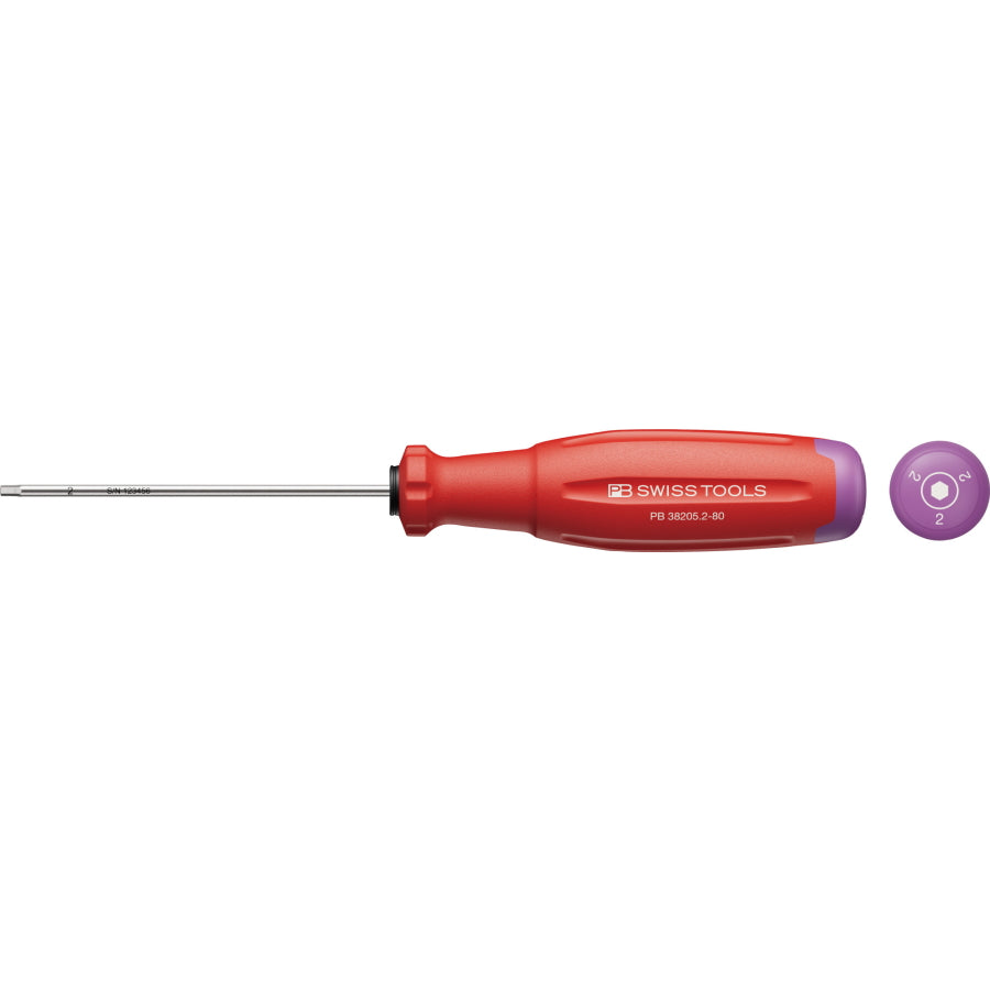 PB SWISS TOOLS 38205 六角棒ドライバー 新型グリップ SWISS GRIP EVO